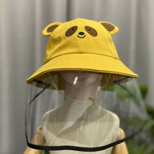 

protective anti-spitting anti dust hat cover outdoor fisherman cap for kids