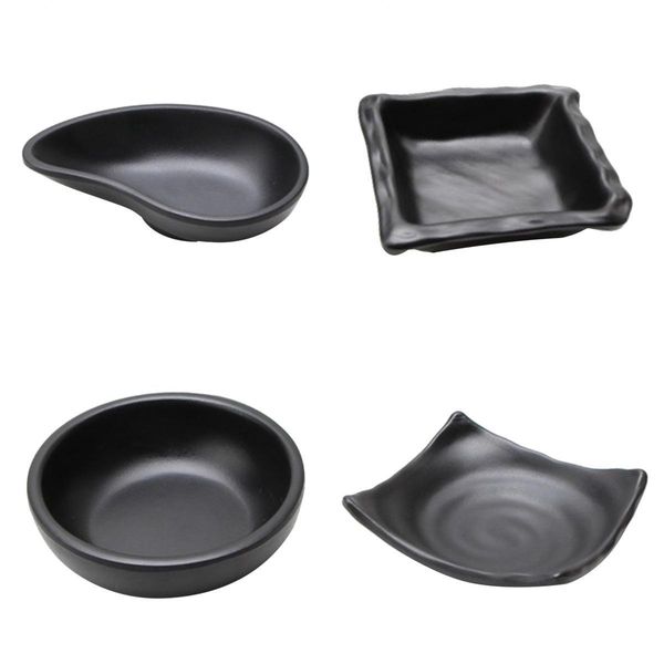 

4pcs japanese sushi sauce dipping bowl snacks nuts plate butter dish tray a