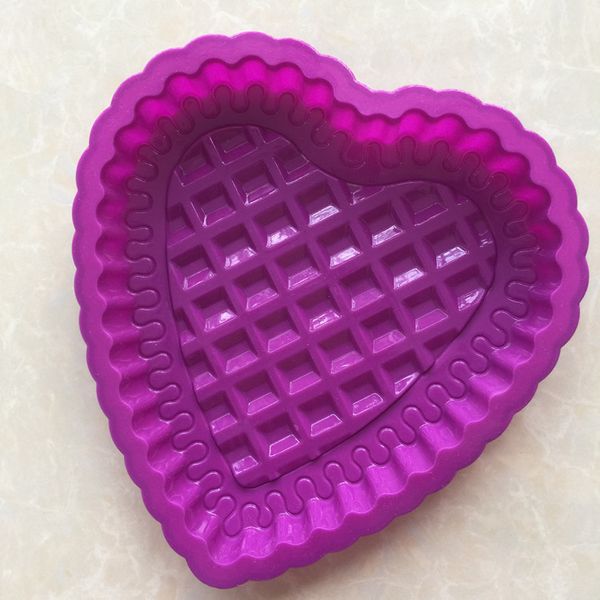 

spot wholesale silicone cake mold diy baking love shape baking pan xg504