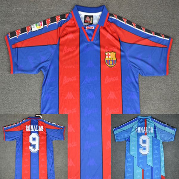 

96 97 ronaldo home jer ey retro occer jer ey 1996 1997 ronaldo away blue cla ic football hirt calcio maglia maillot cami a de futebol