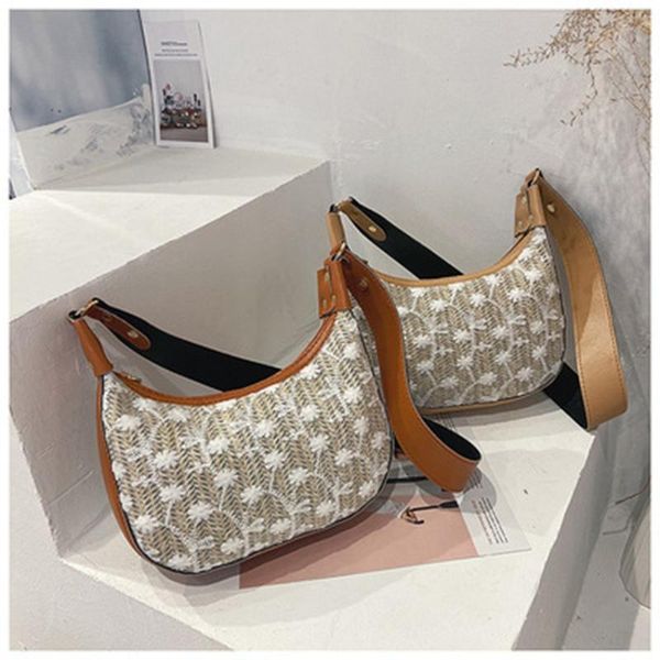

for women 2020 summer weaving crossbody bagsand lace handbags female travel shoulder messenger bag