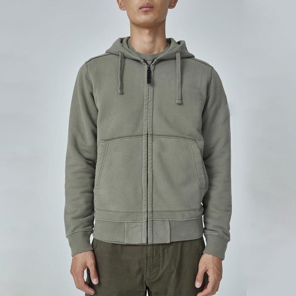 

19fw 60220 zip hooded sweatshirt t0ney men women jacket fashion hooded sweatshirts solid simple casual hoodies outwear hfymjk289, Black;brown