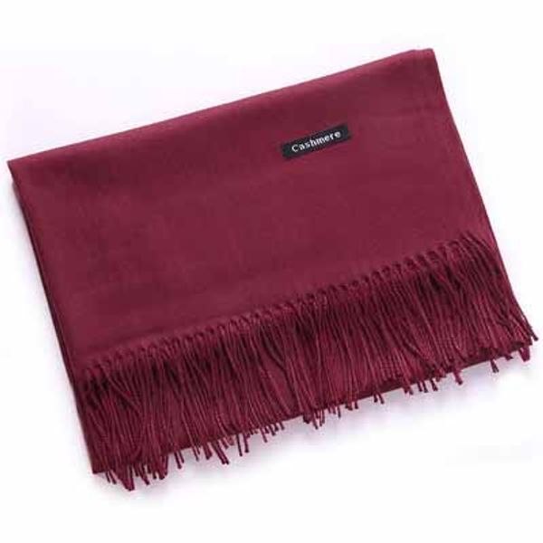 

luxury solid women scarf winter cashmere shawls warm lady blanket wraps bufanda scarves tassel neck echarpe 2019, Blue;gray