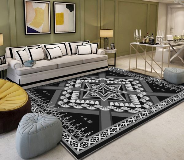 

пользовательские 3d пола mural обои современный серый минималистский геометрический рисунок ванной 3d пола mural пвх водонепроницаемый винил