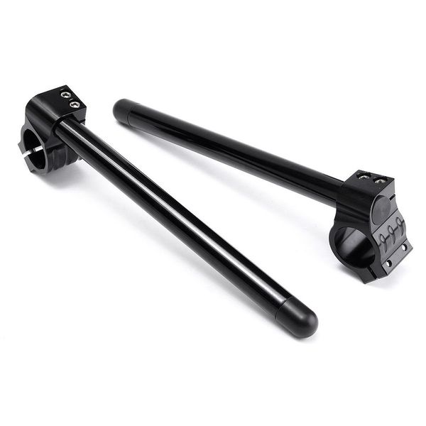 

1 pair universal portable handle bars durable clip-on tube motorcycle handgrip accessories for cafe racer car for 35mm fork