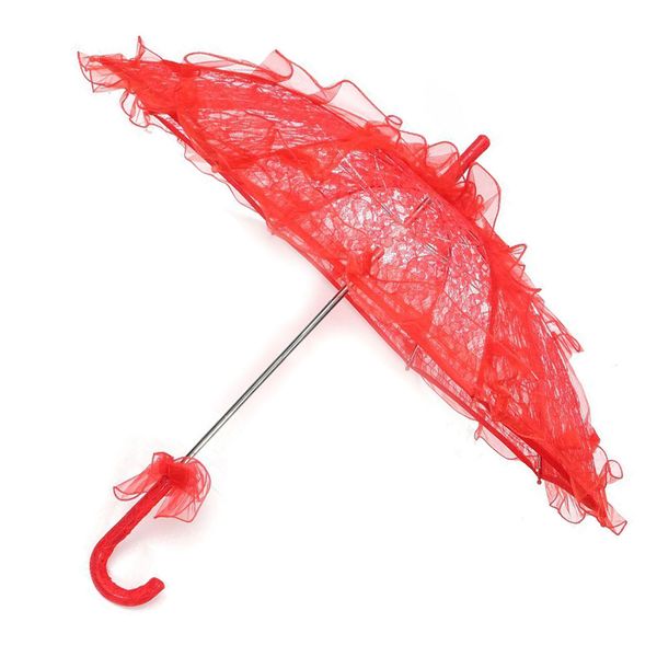 

lace parasol wedding lace flower wedding bride parasol umbrella red