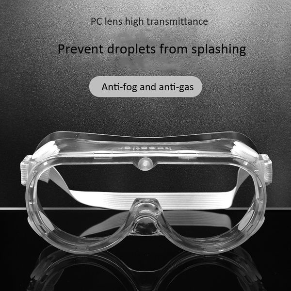 

in stock protective glasses anti-fog anti-spitting splash goggles hd transparent personal protective equipment y3002