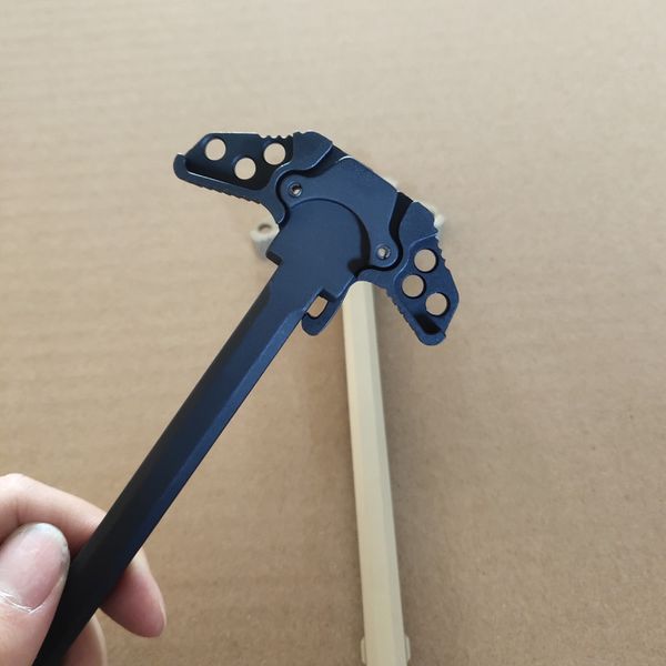 

new style black gold ar15 butterfly charging handle assembly