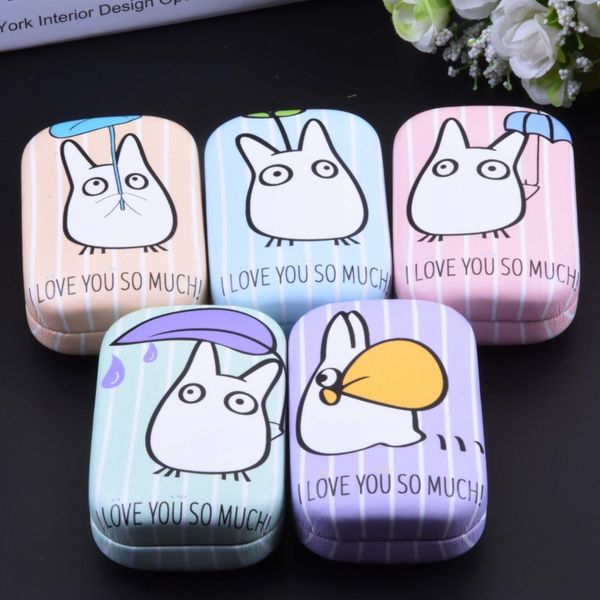 

8460 totoro bb cute cartoon animal invisible nursing glasses glasses care box companion box