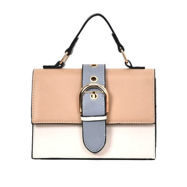 

women's designer handbag 2019 fashion new pu leather women bag contrast lady tote shoulder messenger bag crossbody