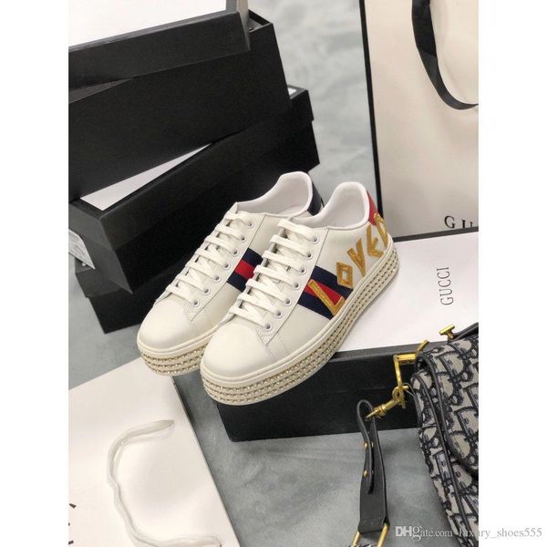 

2020 latest ace embroidery sneakers ladies brand-name shoes ladies casual comfortable shoe size 35-45 model 3974540021