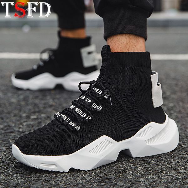 

platforms running shoes for men shoes sneakers sock man sport slip-on running shoe large sizes men's sports shoe summer v9
