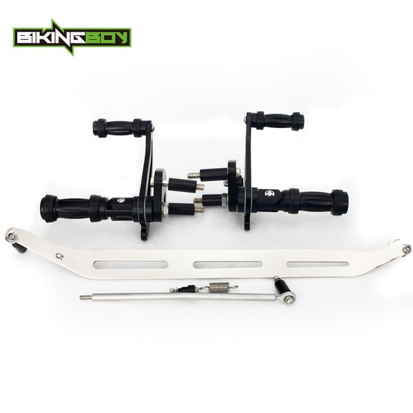 

bikingboy adjustable cnc billet forward controls footpegs foot rest for xvs650 v-star xvs 650 v star custom classic silverado