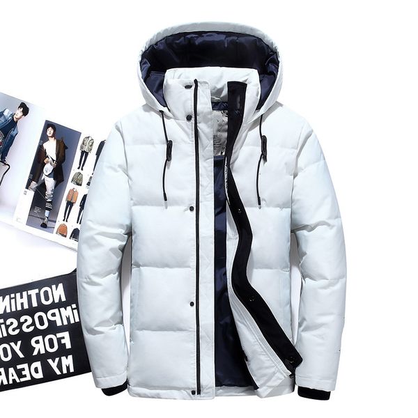 

sell 2019 new luxury men winter down jackets outdoor keep warm fashion casual cold warm thick down jacket 19010, Black