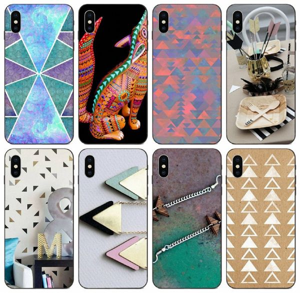 

[tongtrade] tribal triangle aztec on wood case for iphone 11 pro x xs max 8 7 6s 6p 5s 5p galaxy a80 a8s huawei mate 20 pro lg nexus 5x case