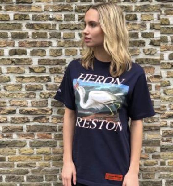 

Women Heron Preston T shirts Summer Designer Tops Casual Skateboard Street Tees Short Sleeved