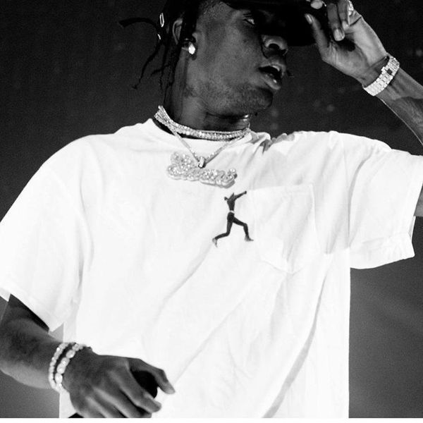 

19ss asworld joint short sleeve round neck printing hip hop high street t-shirt men and women cotton couple us size tee hfwptx255, White;black