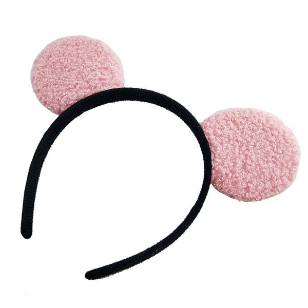 

new cute plush bear ear headband headwear wash makeup funny animal ears headband birthday party hair accessories children, Slivery;white