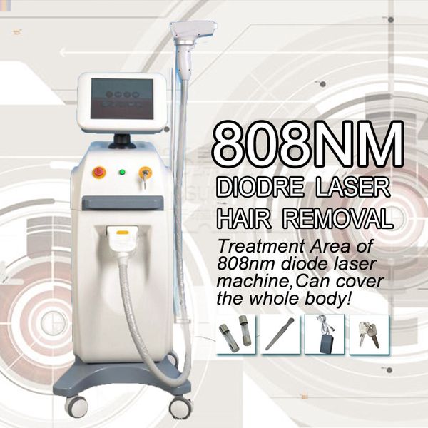

professional 808nm diode laser 808 laser permanent hair removal clinic and spa use diode laser machine, Black