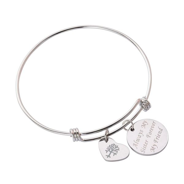 

1pc adjustable simple personalized fashion carving stainless steel charm bracelet for ladies women girls female, Black