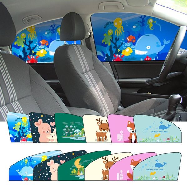 

car cartoon magnetic sunshade sunscreen folding sun block car magnetic curtain magnet sunshade