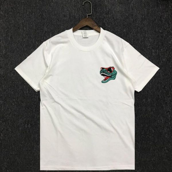 

20ss luxury mens designer t shirt soft cotton short sleeves fashion casual men women crocodile print tees, White;black