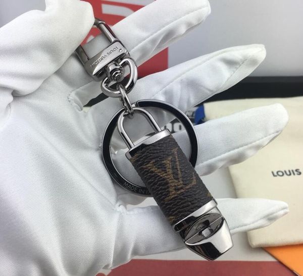 

2019 designer keychain luxury keychain cirle fashion car keychains stainless steel keychain for gift with box, Silver