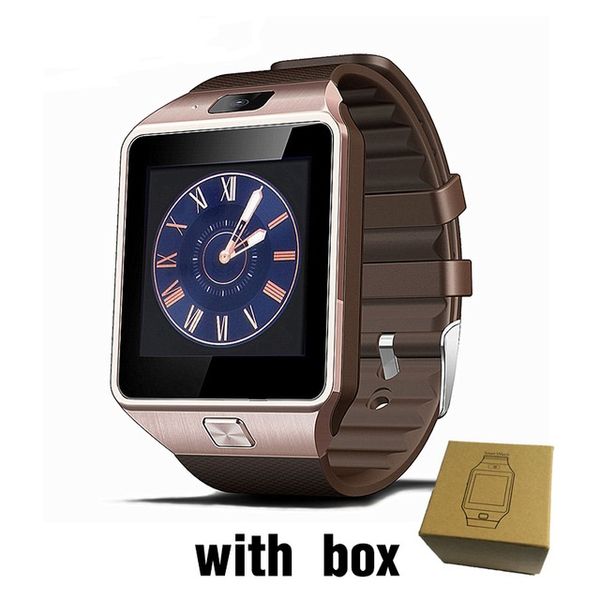 

Smart watch clock with im card lot pu h me age bluetooth connectivity android phone better than dz09 martwatch men watch