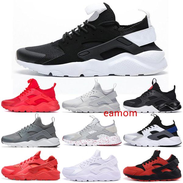 

new 2020 air huarache ultra i iv running shoes triple black white red grey oreo womens men trainer breathable sneakers sports shoes
