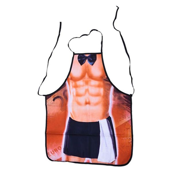 

novelty funny apron whimsy cooking bbq party couples gifts (muscle man2