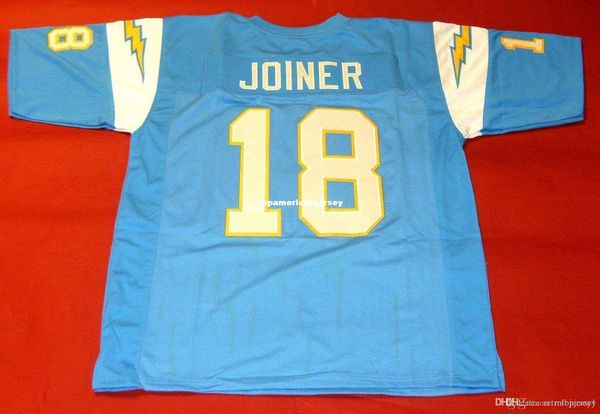 

retro #18 charlie joiner custom s-5xl,6xl mitchell & ness jersey bule mens stitching s-5xl,6xl football jerseys running, Black;blue