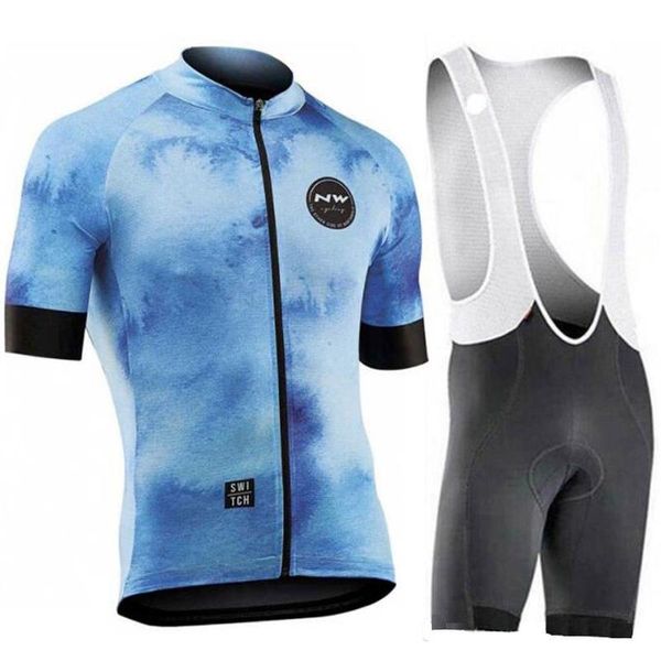 

2020 breathable tour de france nw cycling jersey summer mtb cycling clothing bicycle short maillot ciclismo mtb sportswear bike clothes, Black;red
