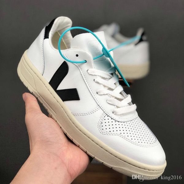 

2019 veja esplar дополнительные кроссовки кожа повседневная v мода обувь mens luxury schuhe спорт бег тренеры белый черный красный дез chaus