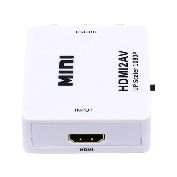 

lapvideo converter box hdmi 2av scaler 1080p hdmi to rca av/cvbs adapter