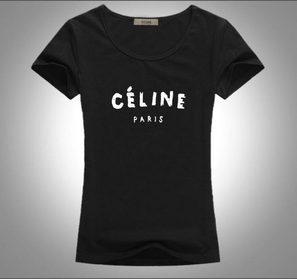 

summer 2019 women t-shirt fashion style simple monogram printing casual short sleeve 100% cotton women t-shirt ing, White