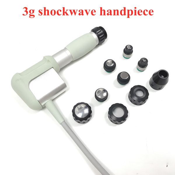 

3g air pressure shockwave handpieces shock wave handles shockwave spare part for joint pain body pain erectile dysfunction ed treatment