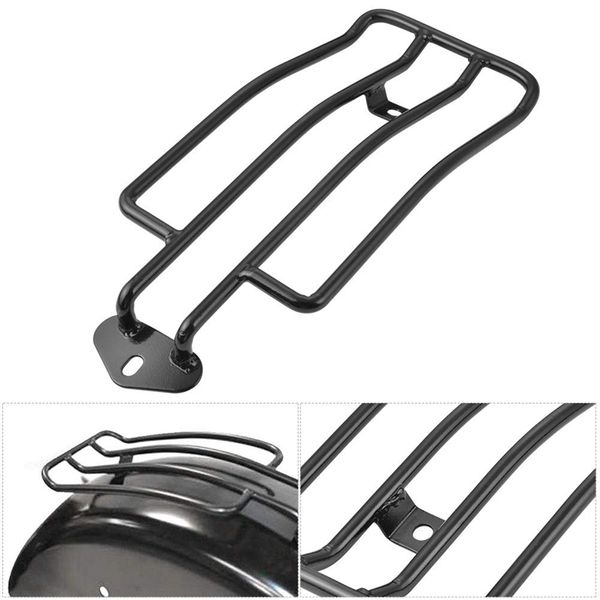 

motorcycle luggage rack backrest support shelf fits rear solo seat 280mm (11 inch) for xl sportsters 883 xl1200 1985-2003