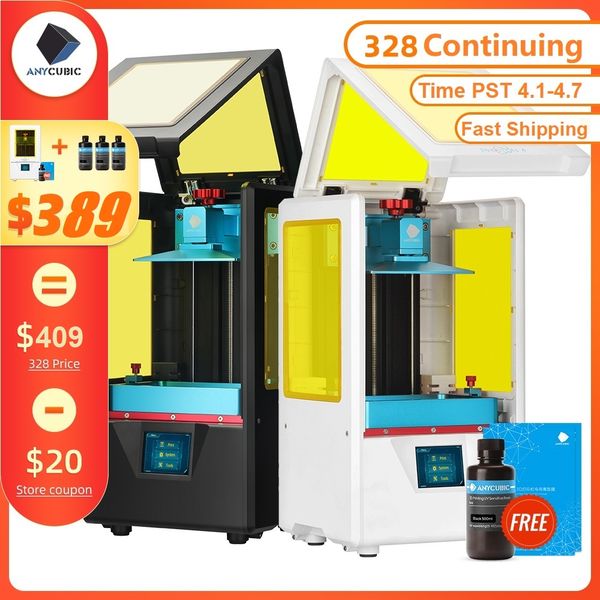 

anycubic pn-s 3d printer dual z axis quick slice 405nm matrix uv module sla 3d printer resin pns upgraded impresora 3d