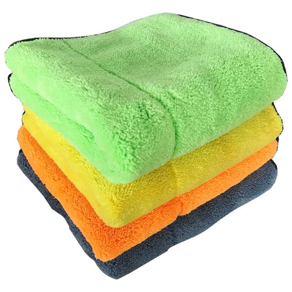 

1pc size 45*38cm car cleaning drying cloth car wash fiber towel care detailing towels washing towel tools