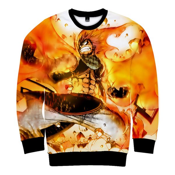 

fairy of shirt day tail periphery digital printing jacket autumn 3d round collar sweater t shirts, Black