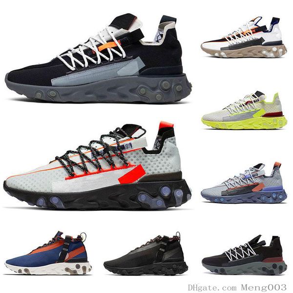 

react element 87 55 ispa mid men women running shoes ghost aqua gunsmoke platinum volt anthracite breathable mens trainer sports sneakers