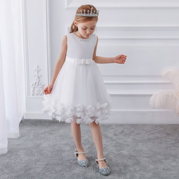 

baby girls party dress new year new elegant girl evening dress for wedding birthday kids dresses for 2 to 10 yeas girls clothes, Red;yellow