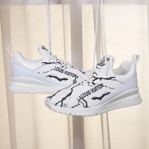 

бесплатная доставка платформы мужские и марочные диких обуви роскошные трикотажные белые туфли женские дышащие случайные спортивные туфли на, Black