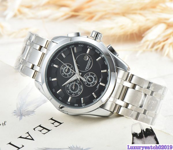 

sell luxury watch classic steel bring business affairs shuttle wrist watch watches men luxury brand, Slivery;brown