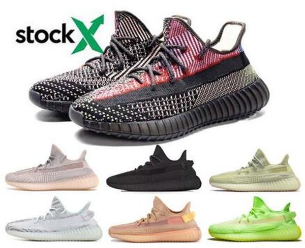 

kanye west mens running shoesyecheil citrin cloud white designer antlia yeehu lundmark glow green black 3m reflective athletic shoes stock x