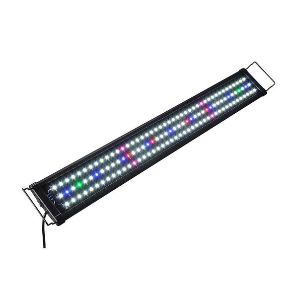 

waterproof us plug led aquarium lights fish tank light bar blue 60/90/120cm submersible underwater clip lamp aquatic decor