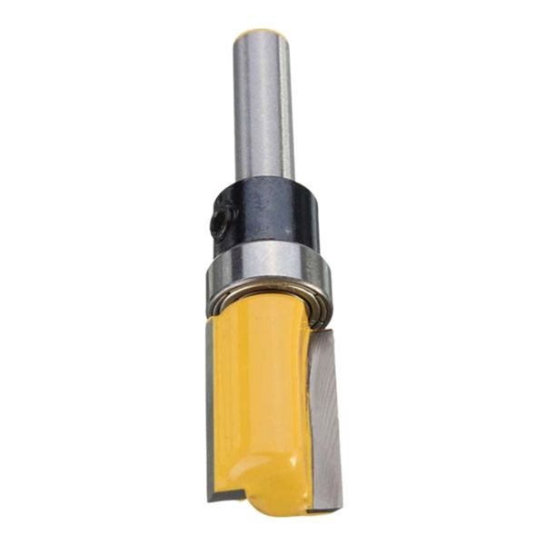

1/4'' shank straight flute flush trim pattern router bit cutter bearing