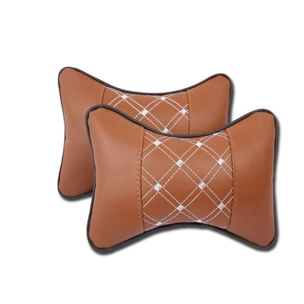 

lumiparty 2 pcs breathable soft comfortable car seat neck rest pillow pad cushion universal neck support pillow headrest pad r30