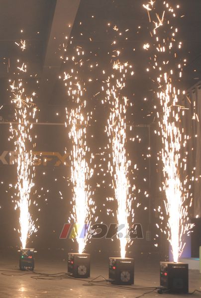 

black wedding stage fountain cold spark machine flame stage effect machine dmx sparkler firework machine ce rohs fcc