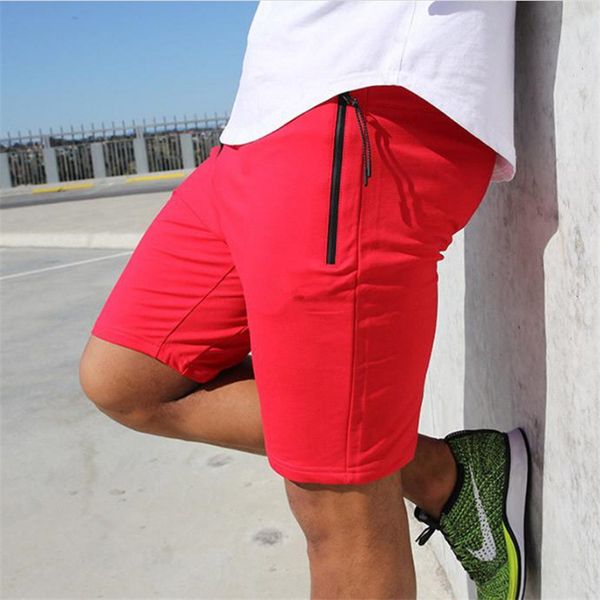 

Men Fitness Shorts Summer Beach New Fashion The Pocket Zipper Garnish Short Pants Hot Selling Size M2XL
